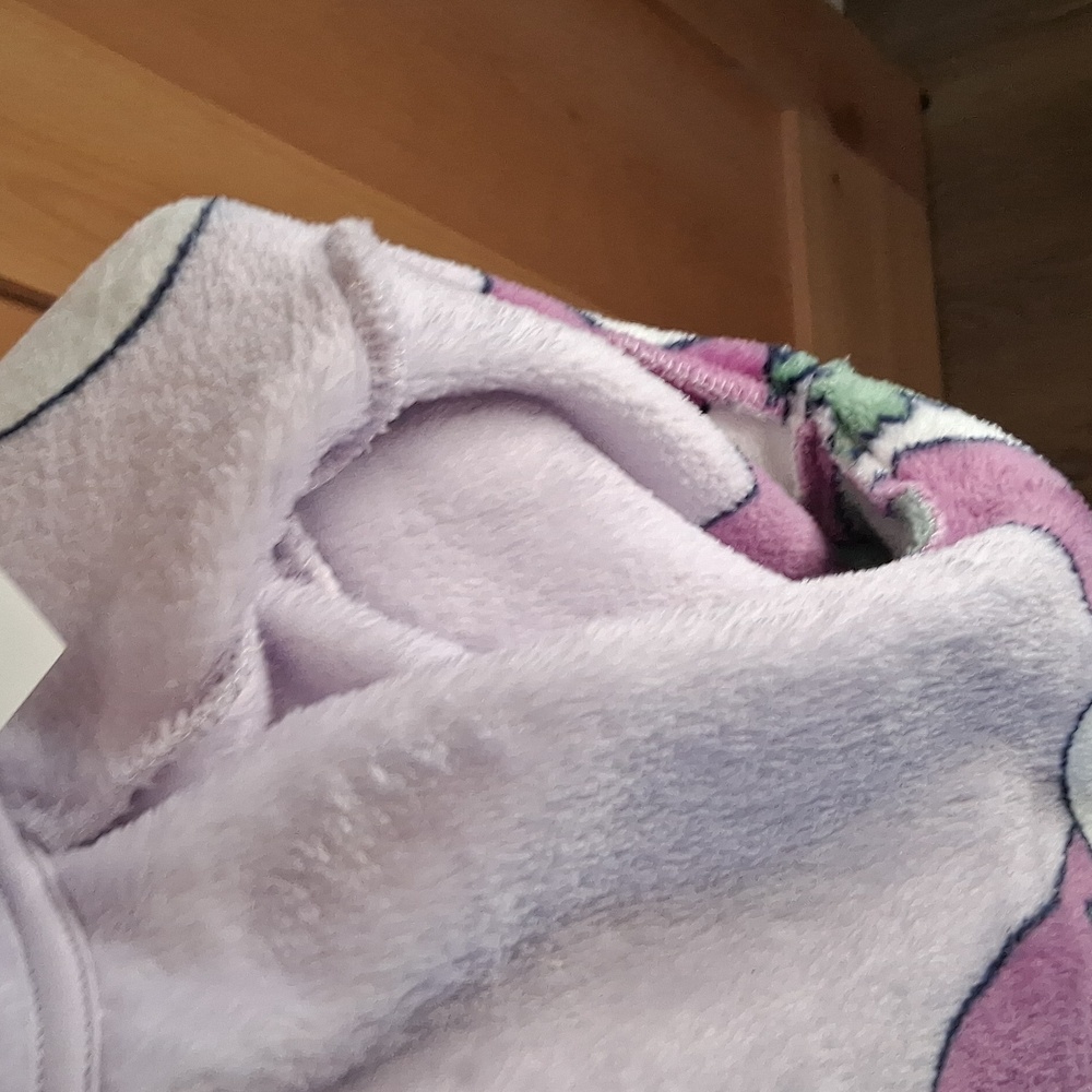 Peanuts Snoopy Size XS Character Sherpa Scenic Jacket Zip Up with Pockets NWT - Picture 6 of 7